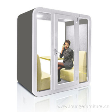 Big Space Double Office Booth Private Talk Hidden
